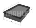 MAHLE ORIGINAL Filtru aer MAHLE ORIGINAL LX 2631 (LX2631)