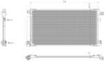 NRF Condensator, climatizare NRF 350500 (350500)