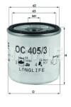 MAHLE ORIGINAL Filtru ulei MAHLE ORIGINAL OC 405/3 (OC4053)