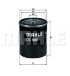 MAHLE ORIGINAL Filtru ulei MAHLE ORIGINAL OC 986 (OC986)