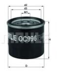 MAHLE ORIGINAL Filtru ulei MAHLE ORIGINAL OC 996 (OC996)