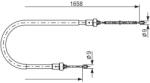 Bosch Cablu, frana de parcare BOSCH 1 987 482 234 (1 987 482 234) - fixbox