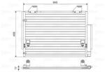 VALEO Condensator, climatizare VALEO 814457 (814457)