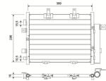 VALEO Condensator, climatizare VALEO 822753 (822753)