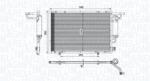 Magneti Marelli Condensator, climatizare MAGNETI MARELLI 350203100600 (350203100600) - fixbox