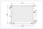 VALEO Condensator, climatizare VALEO 822579 (822579) - fixbox