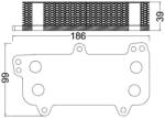 MAHLE Radiator ulei, ulei motor MAHLE CLC 187 000S (CLC 187 000S)