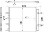 MAHLE Condensator, climatizare MAHLE AC 481 000S (AC 481 000S)
