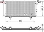 DENSO Condensator, climatizare DENSO DCN36005 (DCN36005) - fixbox