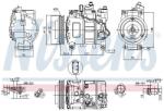 NISSENS Compresor, climatizare NISSENS 89049 (89049)