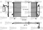 VALEO Condensator, climatizare VALEO 818175 (818175)