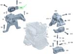 Original Mercedes Tampon oscilant superior motor ORIGINAL MERCEDES A2472400400 (A247 240 04 00)