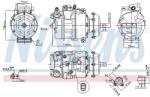 NISSENS Compresor, climatizare NISSENS 890635 (890635)
