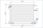VALEO Condensator, climatizare VALEO 822587 (822587) - fixbox