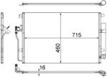 MAHLE Condensator, climatizare MAHLE AC 553 001S (AC 553 001S)