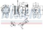 NISSENS Compresor, climatizare NISSENS 89064 (89064)