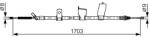 Bosch Cablu, frana de parcare BOSCH 1 987 482 338 (1 987 482 338) - fixbox