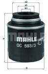 MAHLE ORIGINAL Filtru ulei MAHLE ORIGINAL OC 593/3 (OC5933)