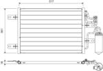VALEO Condensator, climatizare VALEO 814014 (814014)