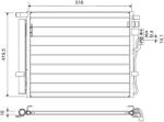 VALEO Condensator, climatizare VALEO 814404 (814404)