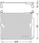 DENSO Condensator, climatizare DENSO DCN50038 (DCN50038) - fixbox
