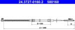 ATE Cablu, frana de parcare ATE 24.3727-0160.2 (24.3727-0160.2) - fixbox