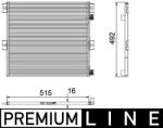 MAHLE Condensator, climatizare MAHLE AC 125 000P (AC 125 000P)