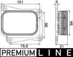 MAHLE Radiator ulei, ulei motor MAHLE CLC 111 000P (CLC 111 000P)