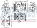 NISSENS Compresor, climatizare NISSENS 890044 (890044)