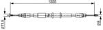 Bosch Cablu, frana de parcare BOSCH 1 987 482 552 (1 987 482 552) - fixbox