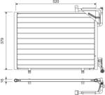 VALEO Condensator, climatizare VALEO 814297 (814297)