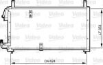 VALEO Condensator, climatizare VALEO 814277 (814277)