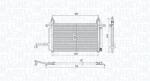 Magneti Marelli Condensator, climatizare MAGNETI MARELLI 350203732000 (350203732000) - fixbox