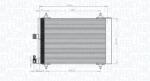 Magneti Marelli Condensator, climatizare MAGNETI MARELLI 350203839000 (350203839000) - fixbox