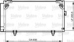 VALEO Condensator, climatizare VALEO 814314 (814314)