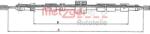 METZGER Cablu, frana de parcare METZGER 10.6025 (10.6025)