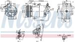 NISSENS Compresor, climatizare NISSENS 891012 (891012)