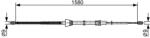 Bosch Cablu, frana de parcare BOSCH 1 987 482 446 (1 987 482 446) - fixbox