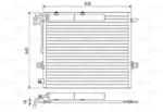 VALEO Condensator, climatizare VALEO 814025 (814025) - fixbox