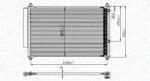 Magneti Marelli Condensator, climatizare MAGNETI MARELLI 350203850000 (350203850000) - fixbox