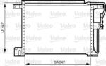 VALEO Condensator, climatizare VALEO 818024 (818024)