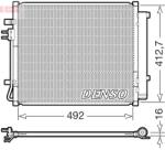 DENSO Condensator, climatizare DENSO DCN43015 (DCN43015) - fixbox