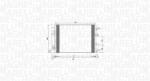 Magneti Marelli Condensator, climatizare MAGNETI MARELLI 350203773000 (350203773000) - fixbox