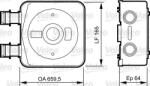 VALEO Radiator ulei, ulei motor VALEO 818890 (818890)