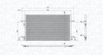 Magneti Marelli Condensator, climatizare MAGNETI MARELLI 350203901000 (350203901000) - fixbox