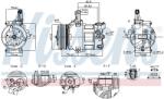NISSENS Compresor, climatizare NISSENS 891034 (891034)