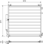 VALEO Condensator, climatizare VALEO 822721 (822721) - fixbox