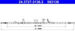 ATE Cablu, frana de parcare ATE 24.3727-3136.2 (24.3727-3136.2) - fixbox