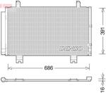 DENSO Condensator, climatizare DENSO DCN51013 (DCN51013) - fixbox