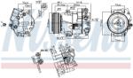 NISSENS Compresor, climatizare NISSENS 890259 (890259)